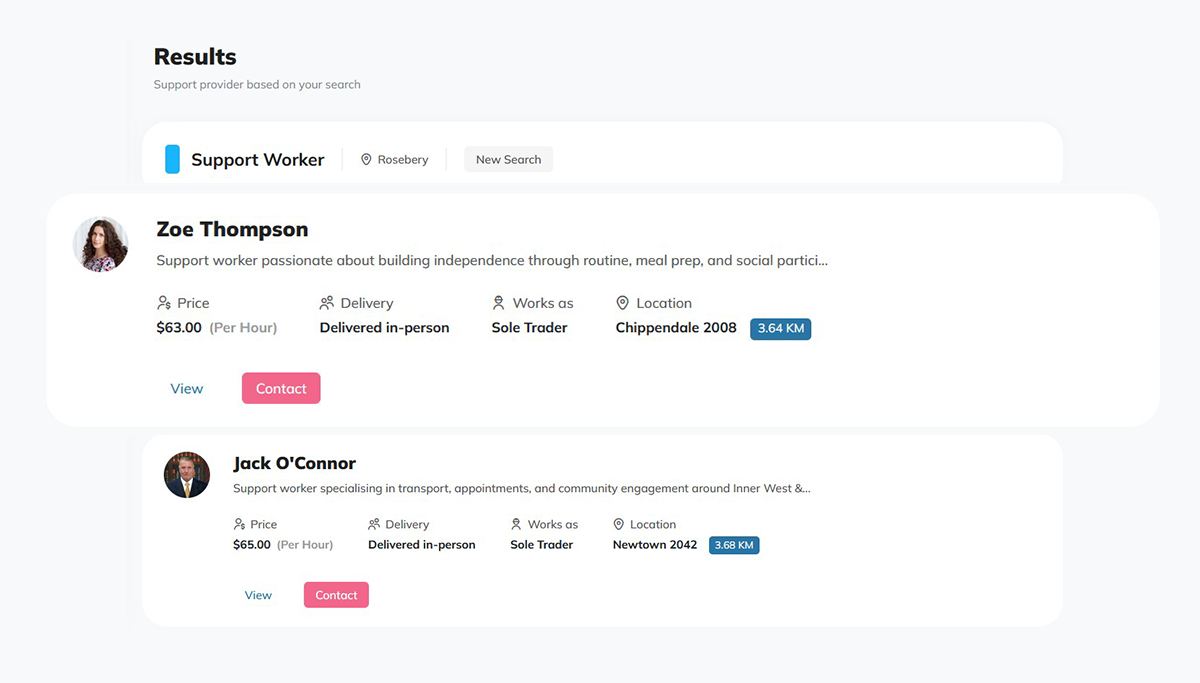 Find the right independent providers for your needs all in one place.